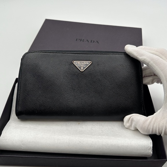 Prada Saffiano Leather Wallet - Picture 1 of 12